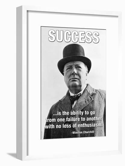 Success-null-Framed Art Print