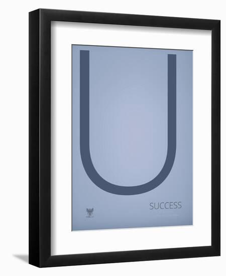 Success-TypeLike-Framed Premium Giclee Print