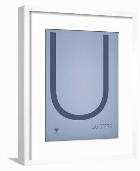 Success-TypeLike-Framed Art Print