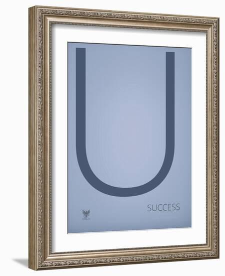 Success-TypeLike-Framed Art Print