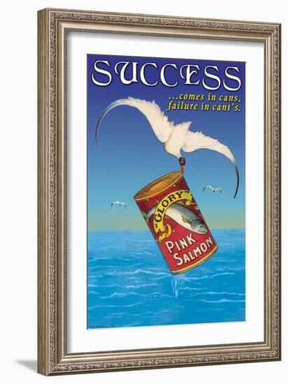 Success-null-Framed Art Print