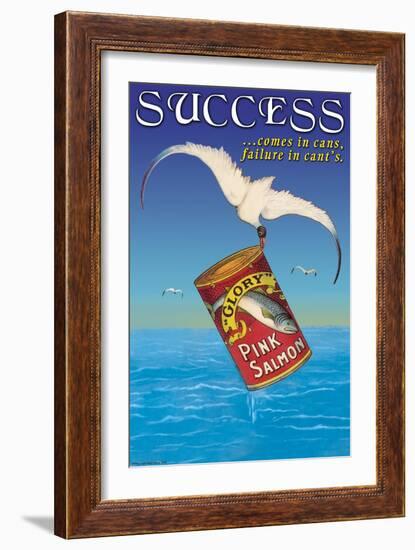 Success-null-Framed Art Print