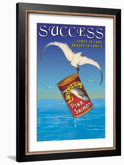 Success-null-Framed Art Print