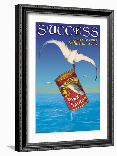 Success-null-Framed Art Print