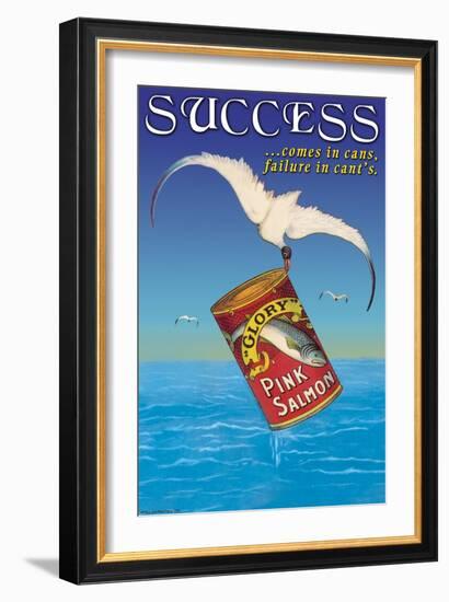 Success-null-Framed Art Print