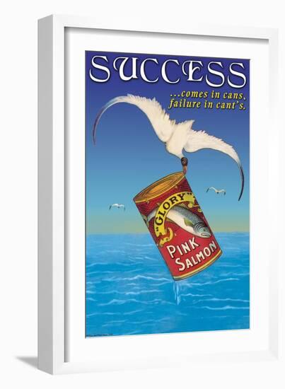 Success-null-Framed Art Print