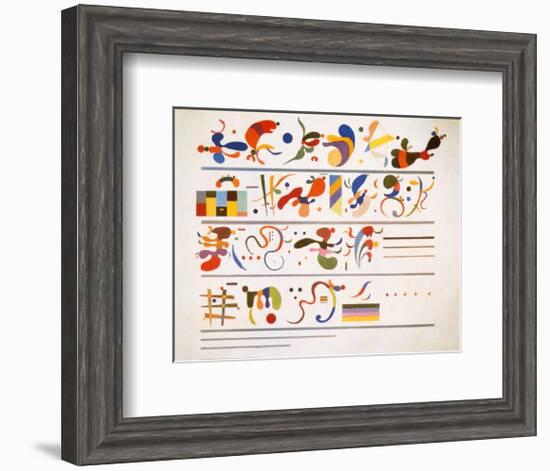 Succession, c.1935-Wassily Kandinsky-Framed Art Print