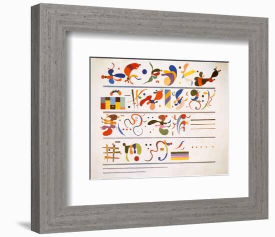 Succession, c.1935-Wassily Kandinsky-Framed Art Print