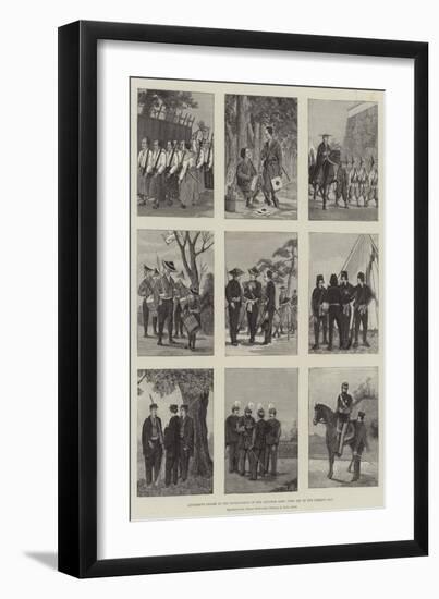 Successive Stages in the Development of the Japanese Army from 1867 to the Present Day-null-Framed Giclee Print