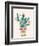 Succulant H-Boho Hue Studio-Framed Premium Giclee Print