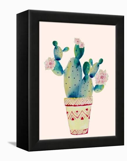 Succulant H-Boho Hue Studio-Framed Stretched Canvas