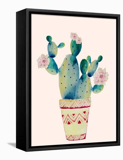 Succulant H-Boho Hue Studio-Framed Stretched Canvas