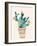 Succulant H-Boho Hue Studio-Framed Art Print