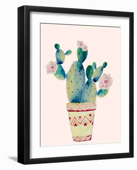 Succulant H-Boho Hue Studio-Framed Art Print