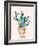 Succulant H-Boho Hue Studio-Framed Art Print