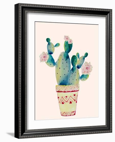 Succulant H-Boho Hue Studio-Framed Art Print