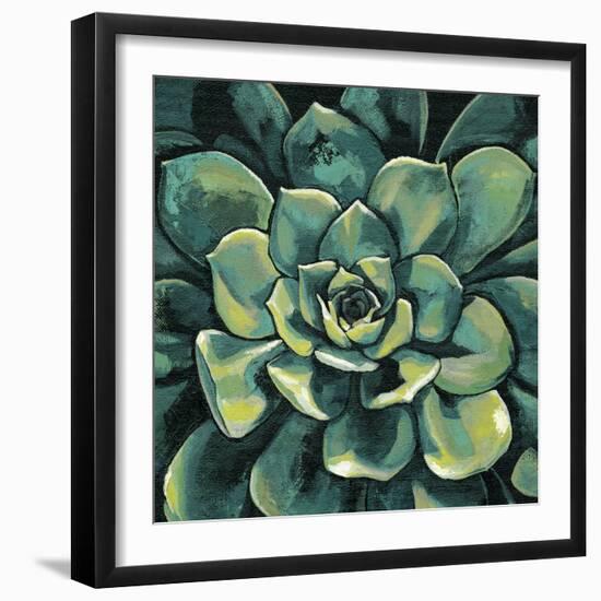 Succulent Bloom I-Megan Meagher-Framed Premium Giclee Print