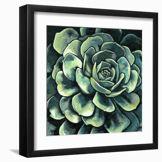 Succulent Bloom II-Megan Meagher-Framed Art Print