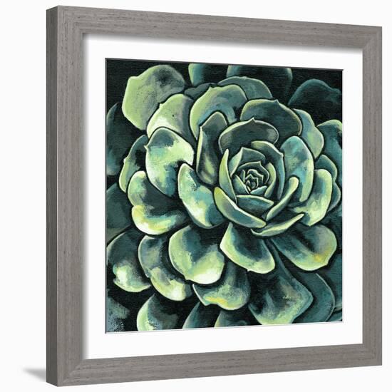 Succulent Bloom II-Megan Meagher-Framed Art Print