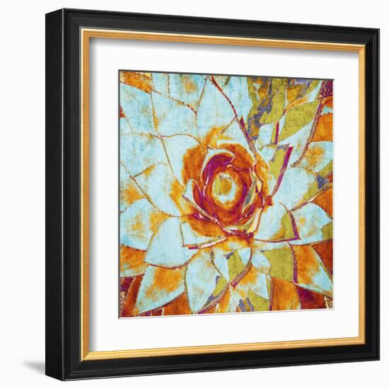 Succulent Blossom-null-Framed Art Print