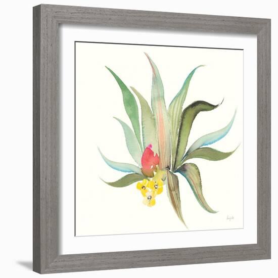 Succulent Desert V-Kristy Rice-Framed Art Print