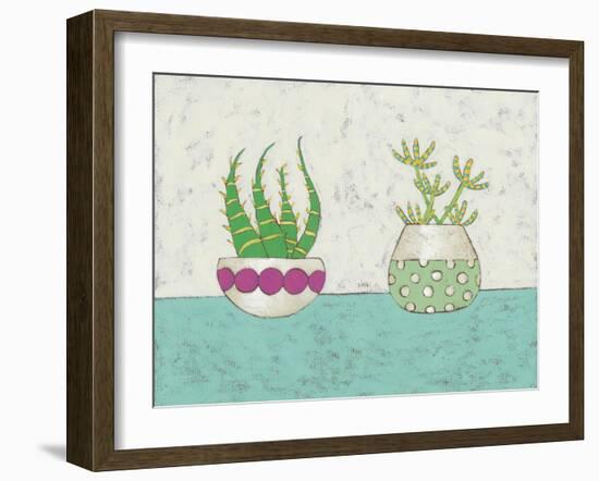 Succulent Duo I-Chariklia Zarris-Framed Art Print