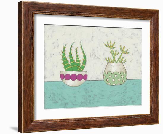 Succulent Duo I-Chariklia Zarris-Framed Art Print