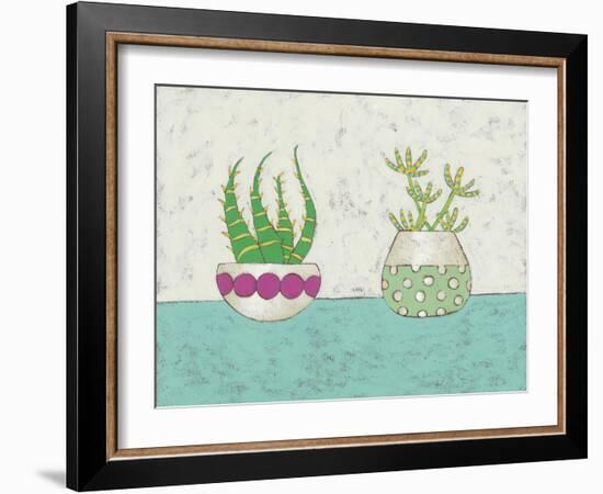 Succulent Duo I-Chariklia Zarris-Framed Art Print