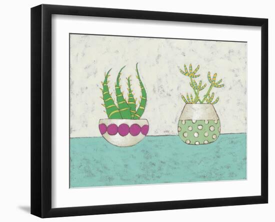 Succulent Duo I-Chariklia Zarris-Framed Art Print