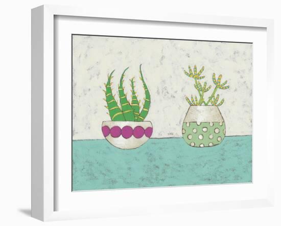 Succulent Duo I-Chariklia Zarris-Framed Art Print