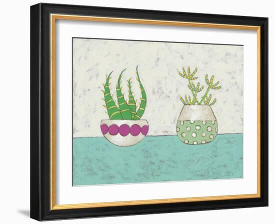 Succulent Duo I-Chariklia Zarris-Framed Art Print