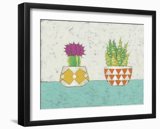 Succulent Duo II-Chariklia Zarris-Framed Art Print