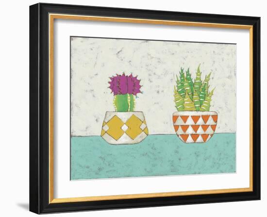 Succulent Duo II-Chariklia Zarris-Framed Art Print