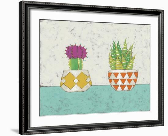 Succulent Duo II-Chariklia Zarris-Framed Art Print