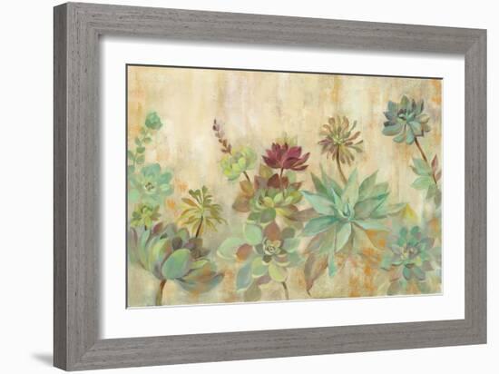 Succulent Garden-Silvia Vassileva-Framed Art Print