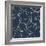 Succulent Pattern Navy-Wild Apple Portfolio-Framed Art Print