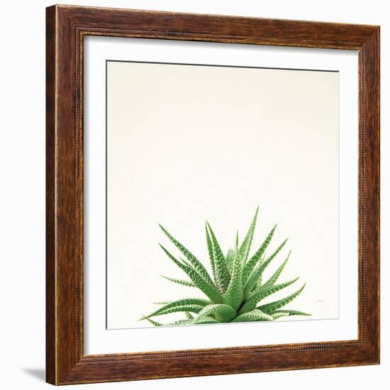 Succulent Simplicity I Neutral-Felicity Bradley-Framed Art Print