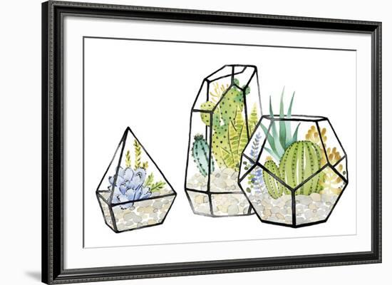 Succulent Trio-Kristine Hegre-Framed Giclee Print