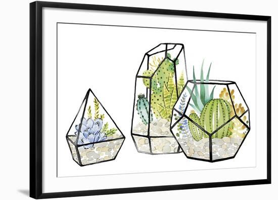 Succulent Trio-Kristine Hegre-Framed Giclee Print