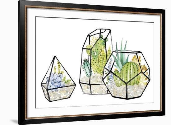 Succulent Trio-Kristine Hegre-Framed Giclee Print