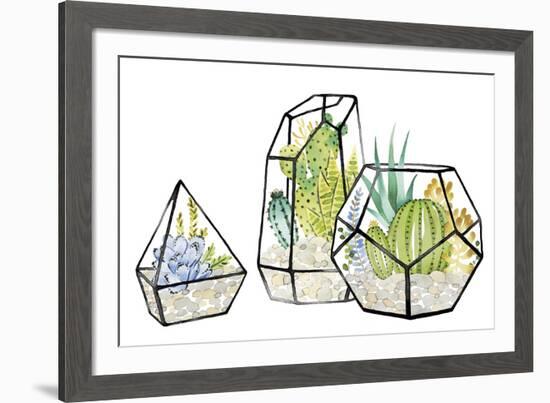 Succulent Trio-Kristine Hegre-Framed Giclee Print