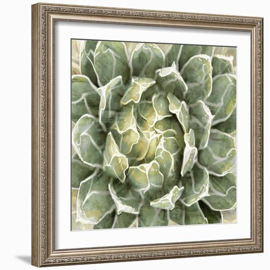 Succulent Verde III-Lindsay Benson-Framed Art Print
