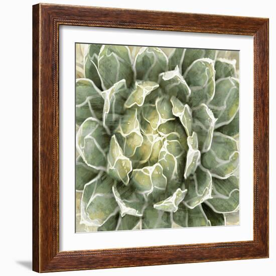 Succulent Verde III-Lindsay Benson-Framed Art Print