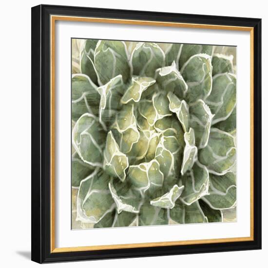 Succulent Verde III-Lindsay Benson-Framed Art Print