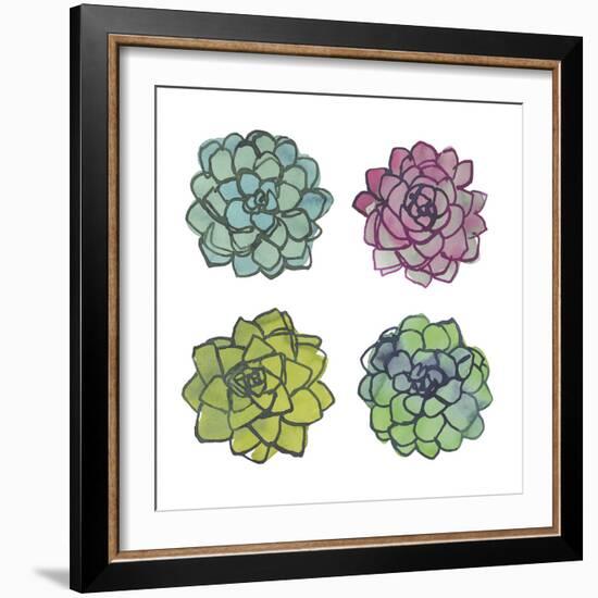 Succulents-Sandra Jacobs-Framed Giclee Print