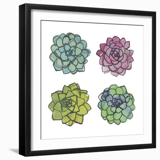 Succulents-Sandra Jacobs-Framed Giclee Print