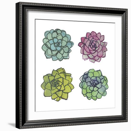 Succulents-Sandra Jacobs-Framed Giclee Print