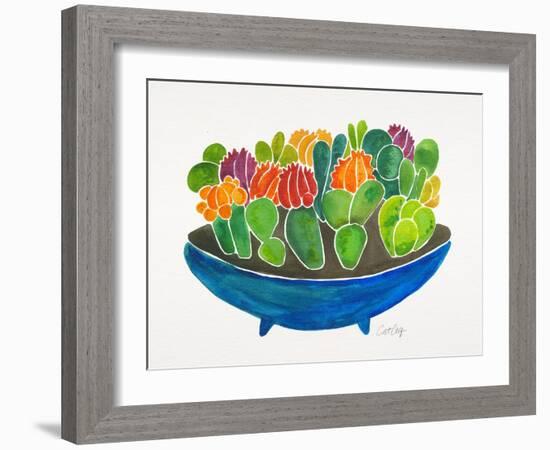 Succulents-Cat Coquillette-Framed Art Print