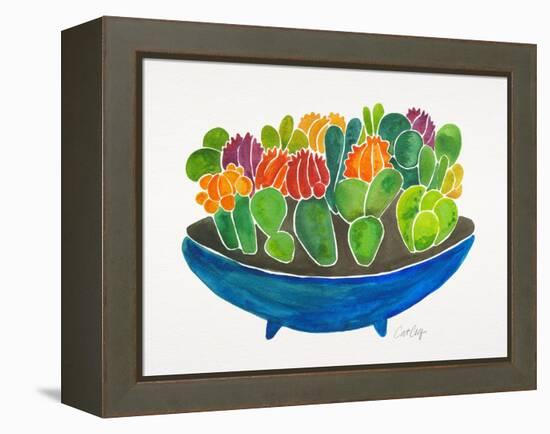 Succulents-Cat Coquillette-Framed Stretched Canvas