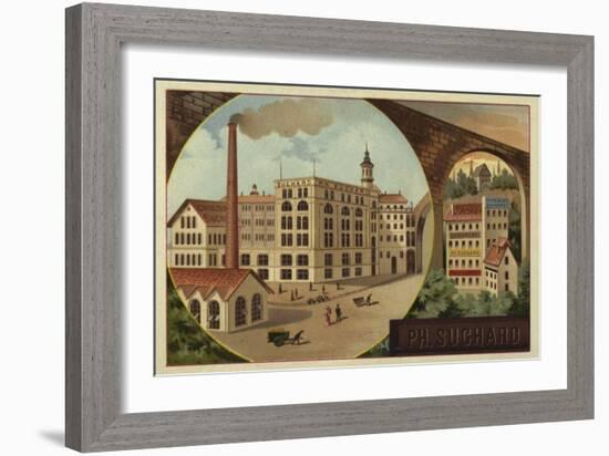 Suchard Chocolate Factory-null-Framed Giclee Print